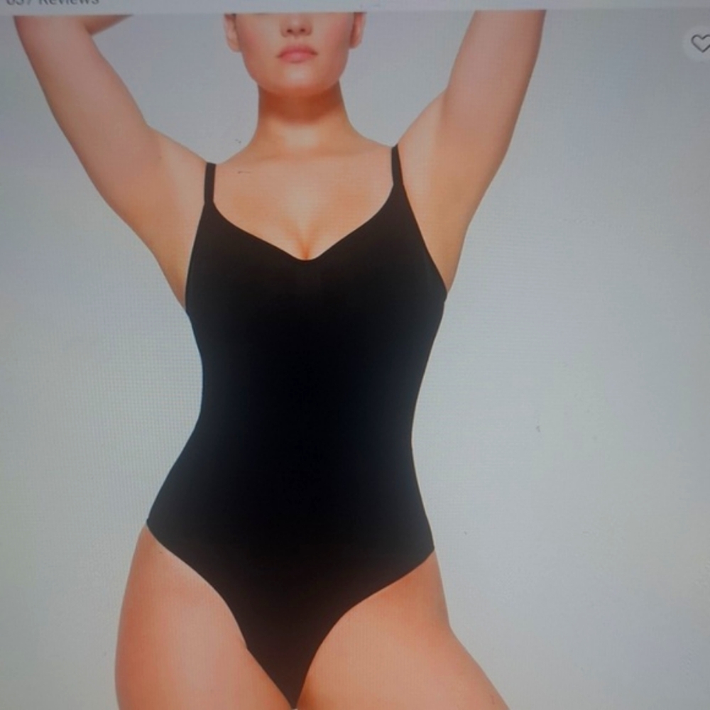 SKIMS Black Sculpting Bodysuit